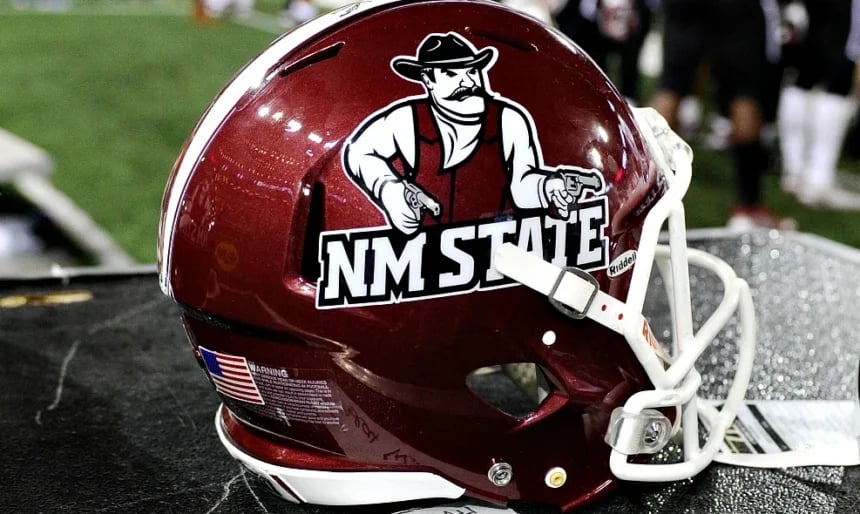 NMSU Football helmet