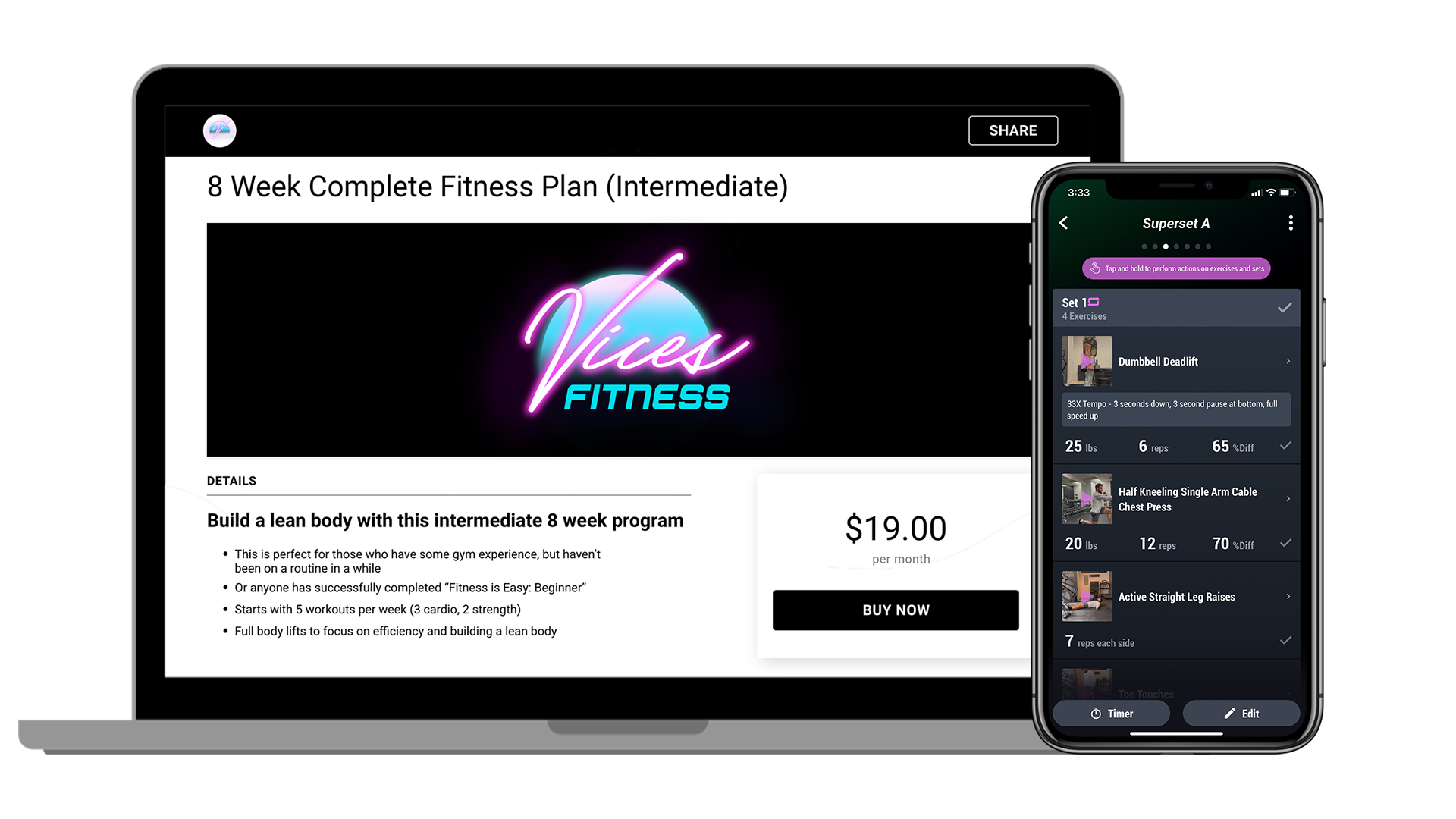Vices Fitness devices